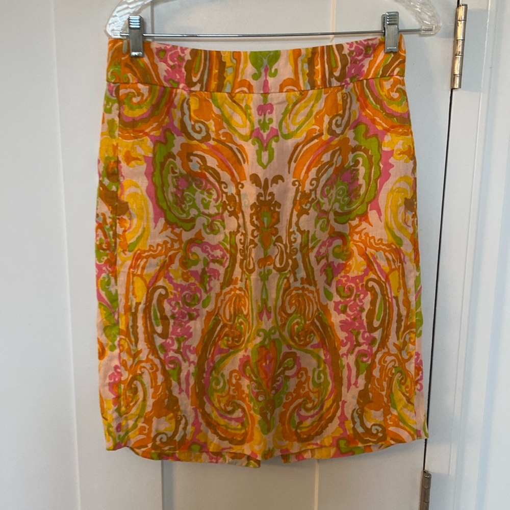 J.Crew Linen Skirt size 6